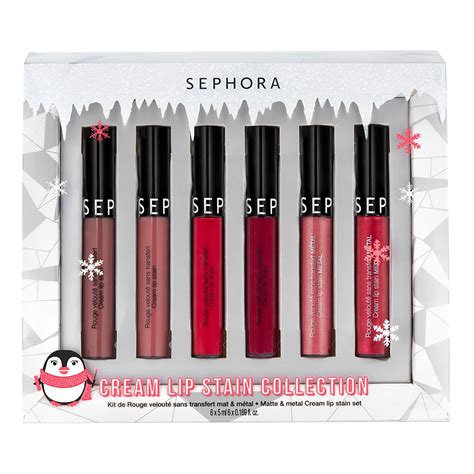 sephora cream lip stain collection set of 6|sephora liquid lipstick vintage rosewood.